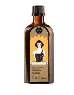 Obrazek dla: AZENA MEDITERANKA – Olejek do pielęgnacji włosów i skóry głowy 150 ml