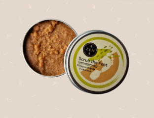 Obrazek dla: AZENA SCRUB THE FOOT naturalny złuszczający peeling do stóp i pięt 30ml