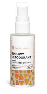 Obrazek dla: Opcja Natura Zdrowy dezodorant w sprayu pomarańcza i paczula 50 ml